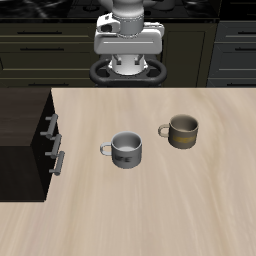 A robot arm in a LIBERO tabletop manipulation environment
